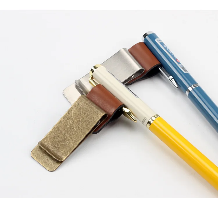 1 قطعة خمر الصلبة النحاس المال كليب المحفظة سمك المعادن الرجال النقدية بيل حامل مشابك ID مجلد بطاقة الائتمان للذكور محفظة صغيرة