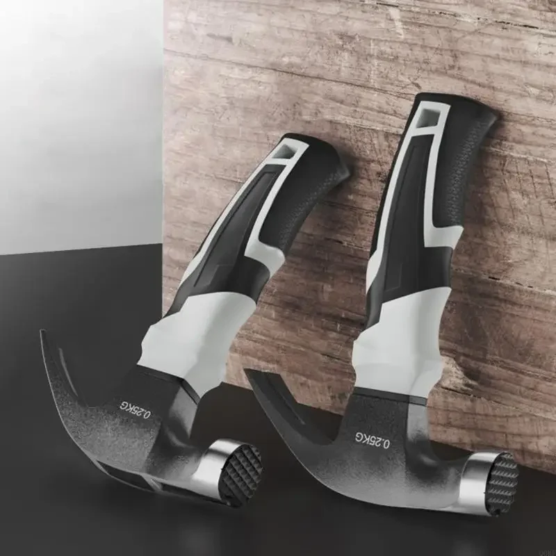 مطرقة مخلب شاقة متعددة الوظائف مطرقة مستقيم مخلب مع أداة امتصاص الصدمات أداة يد المطرقة الشاقة