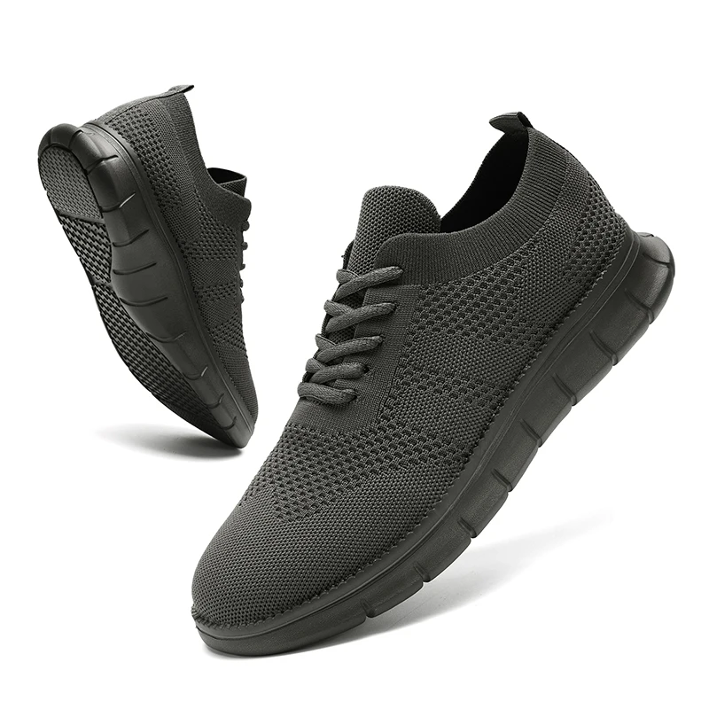 Fujeak tênis masculino moda confortável sapato casual tenis masculino respirável calçado de corrida masculino zapatillas hombre