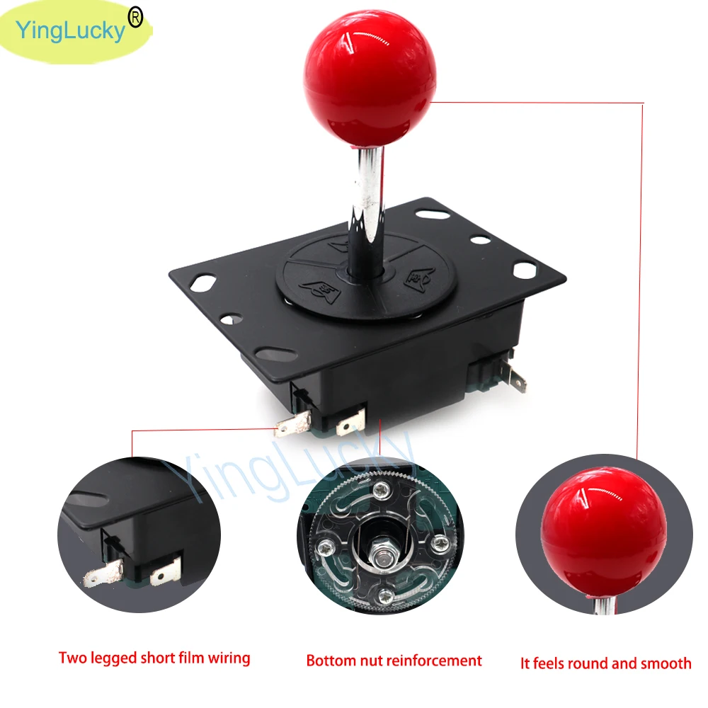 Arcade video game joystick round gear applicable game arcade control arcade pandora street cabinet