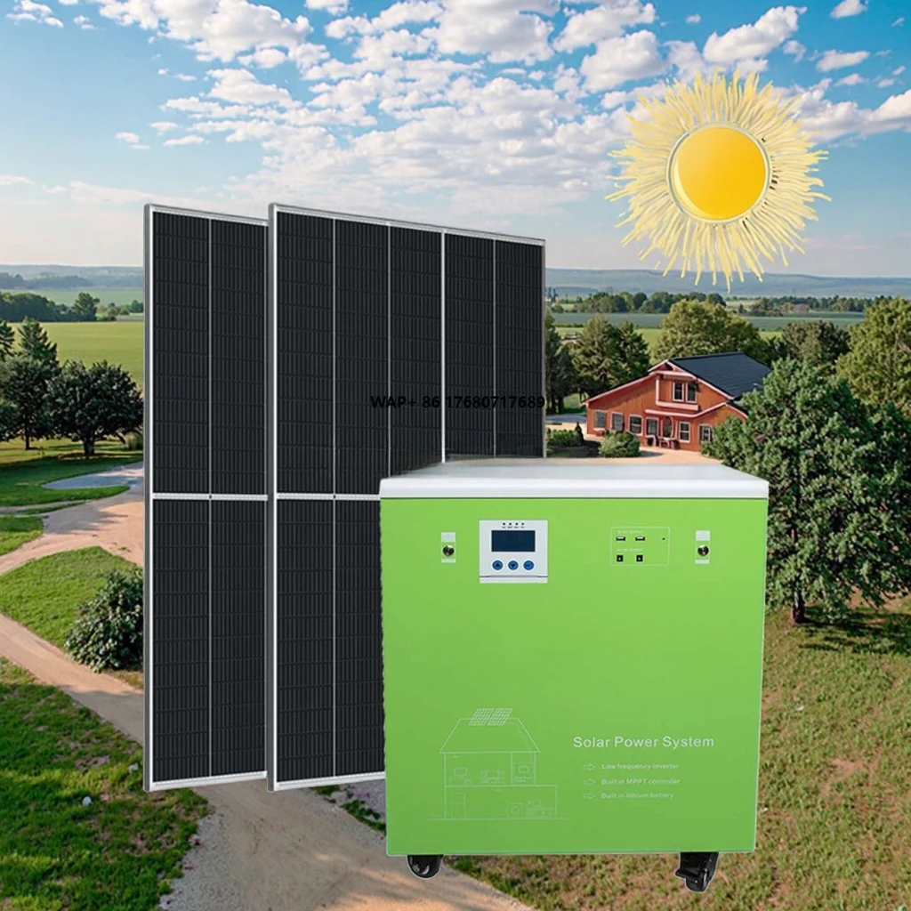 

All-in-One Solar Panel Kit with Battery & Inverter Solar Power System for Home Off-Grid Solar Energy System