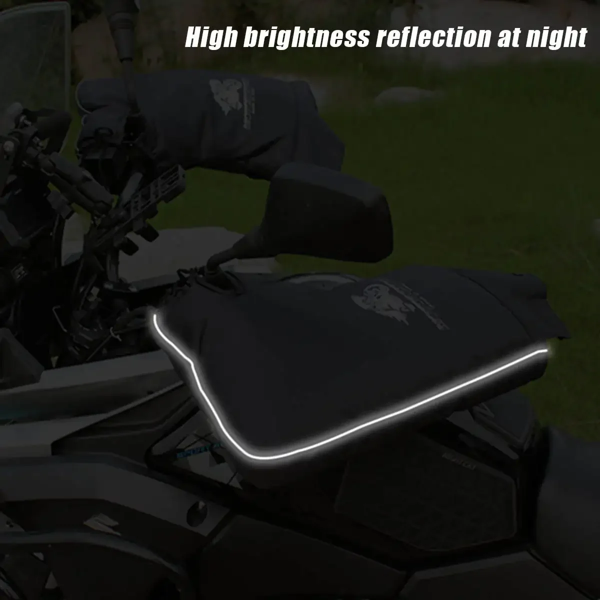 الشتاء دراجة نارية قفازات المقود يفشل قطاع دافئ مقود غطاء قفازات للدراجات النارية ركوب الدراجات البخارية