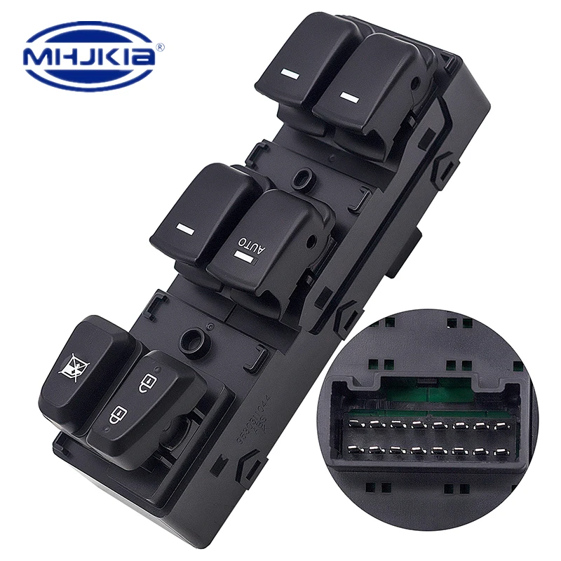 

93570-3S000 LHD электрический главный переключатель стеклоподъемника, кнопка 16 контактов для Hyundai SONATA 2011-2015, переключатель стеклоподъемника 935703S000