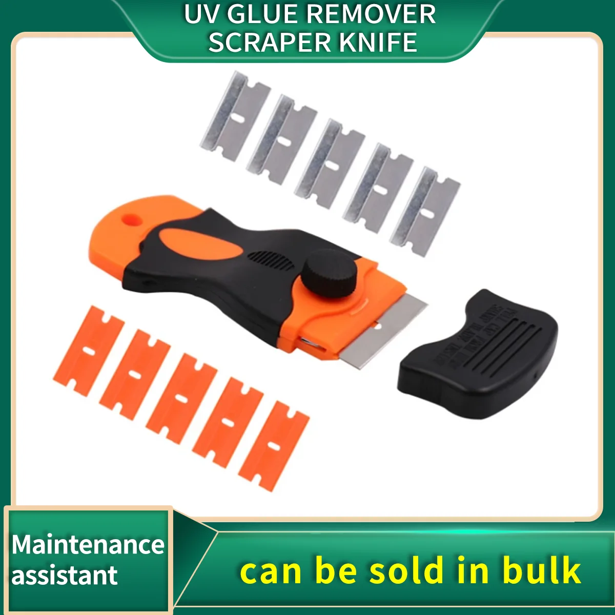 Razor Scraper Car Window Blade Knife Cleaner Ceramic Glass Sticker LOCA UV Glue LCD Touch Cleaner Remover Automotive Tool