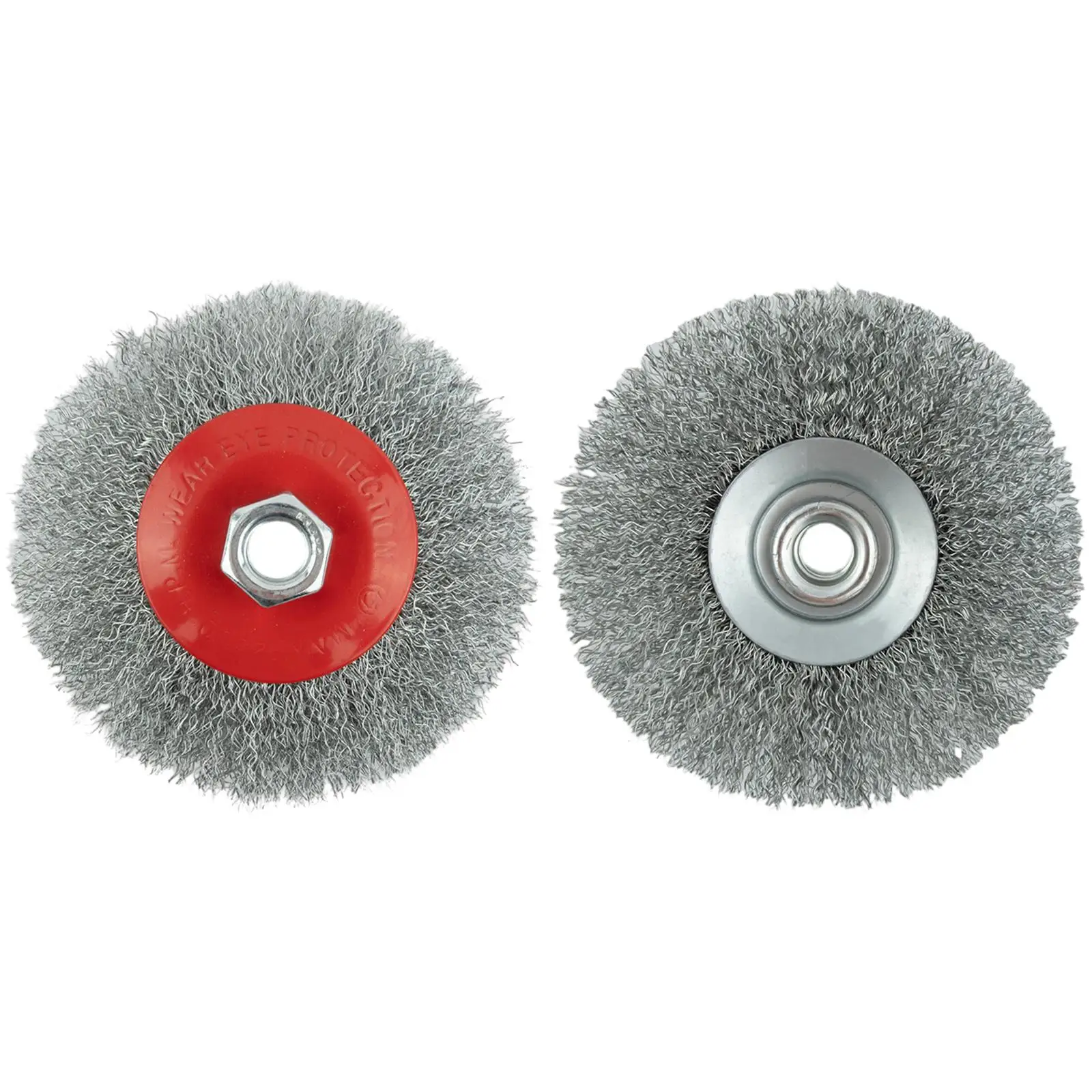 

Compatible Set of Three Sturdy Carbon Steel Disc Brushes (115mm) Tailored to Meet Your Grinding Needs Efficiently