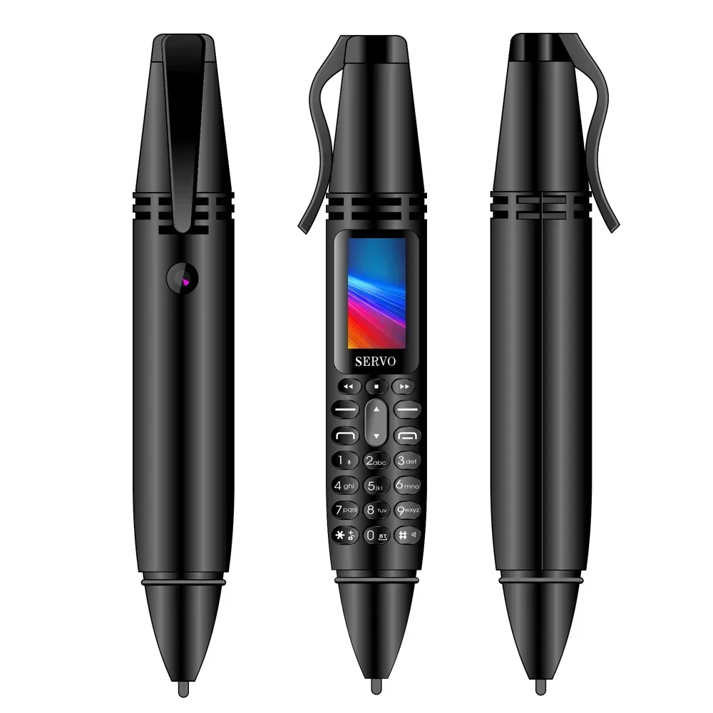 

K07 Pen Mobile Phone Dual SIM Mini Telephone Call Recording Bluetooth Dial Speed Dial Magic Voice Recorder 0.96" Small Cellphone