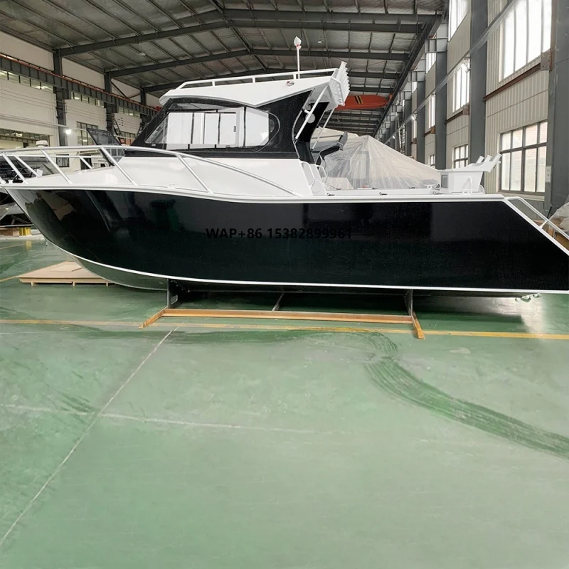 8 Person New Design 7.5m 25ft Aluminium Sport Marine  Deep V Stremlined Boat with Customized Color for Australia