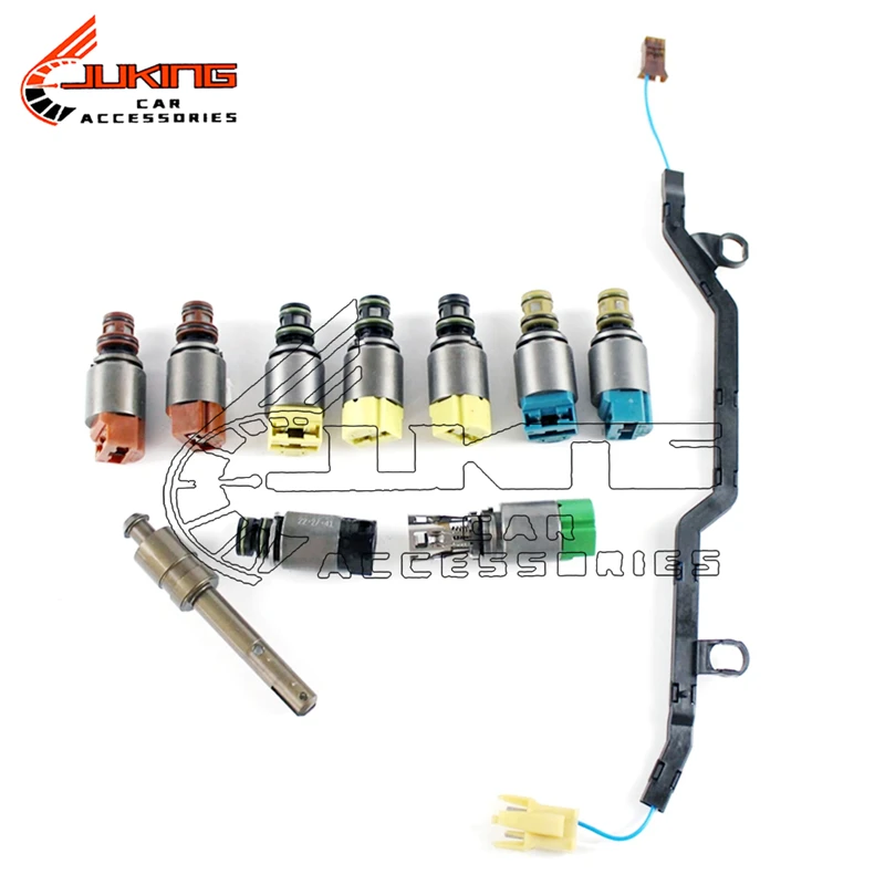 6HP21 6HP28 ZF6HP21 ZF6HP28 Transmission Solenoids with Harness Kit 1068298047 For BMW Audi Jaguar 11PCS