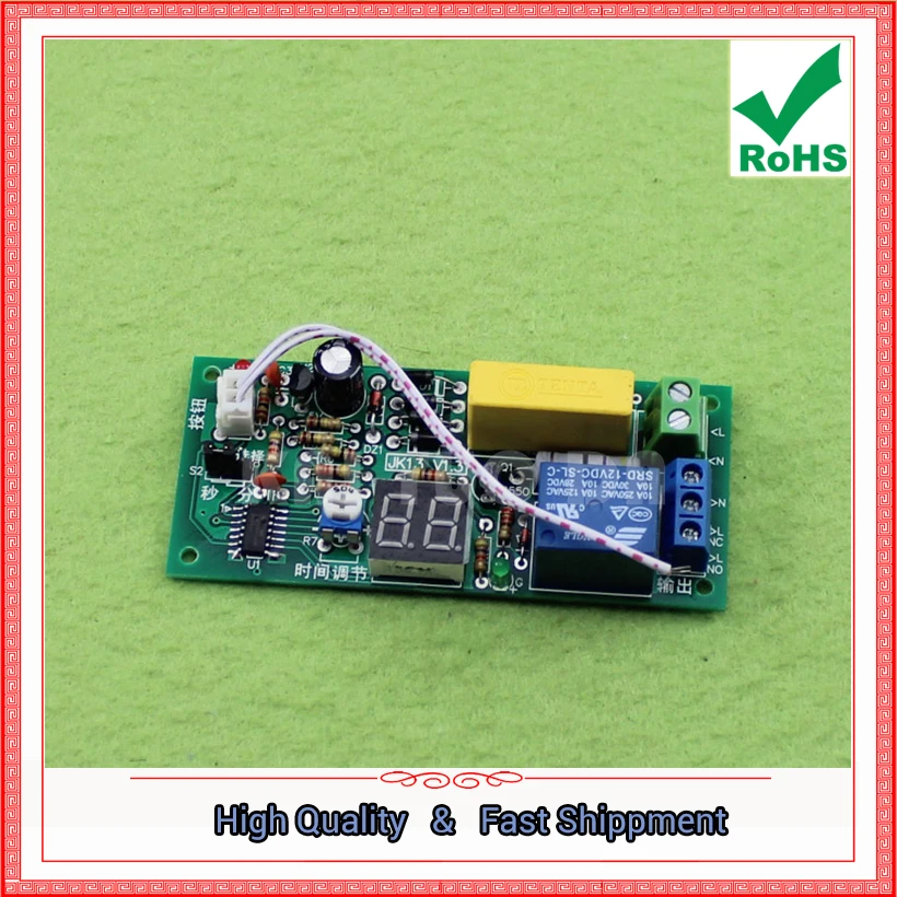 220V Input 0 Seconds To 99 Minutes Delay LED Digital Tube Relay Module (D1B6)