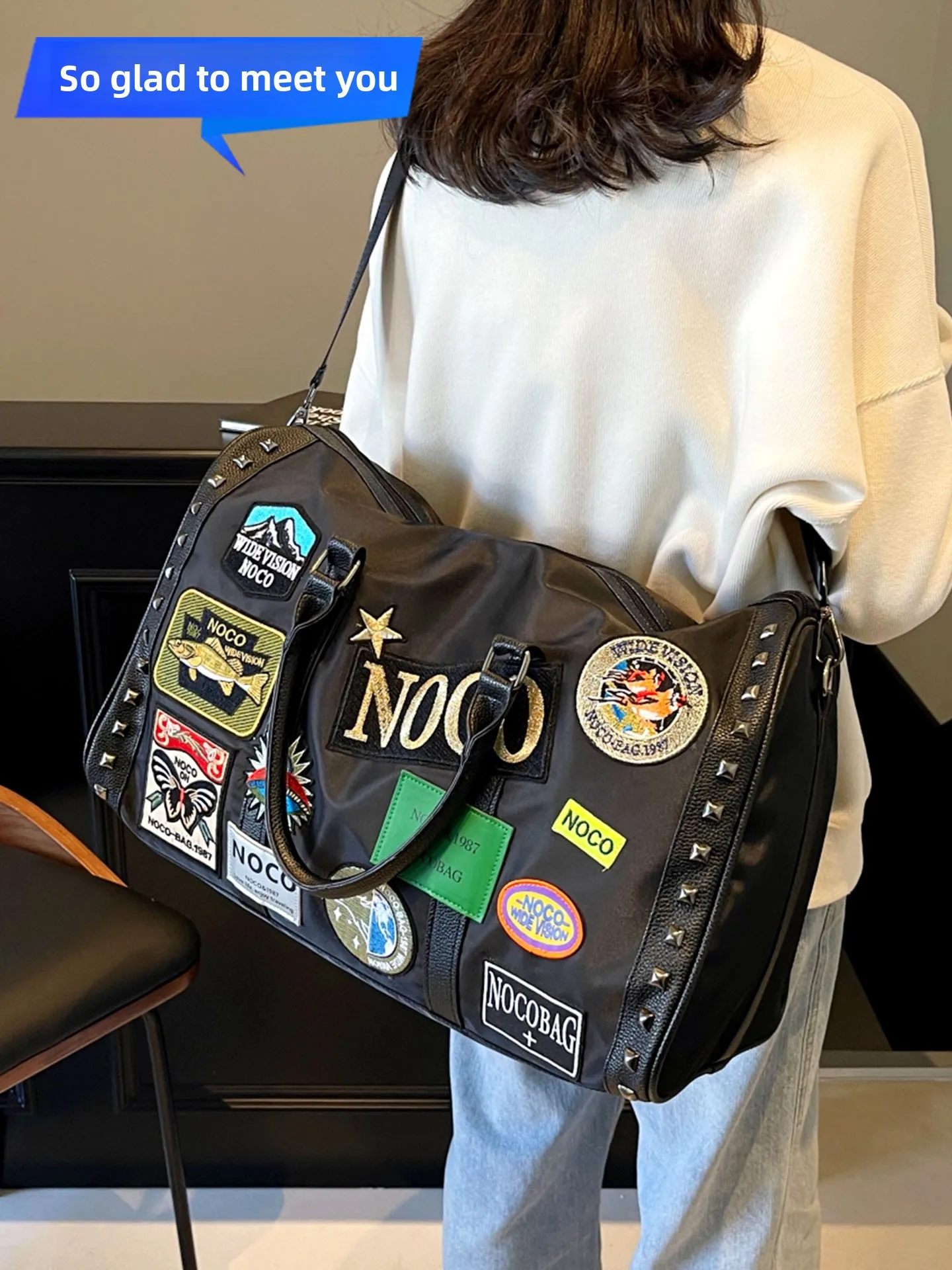 sac-de-sport-de-grande-capacite-sac-de-voyage-unisexe-sac-a-main-sac-a-bandouliere-en-nylon-durable-pour-les-voyages-courts-et-les-sorties