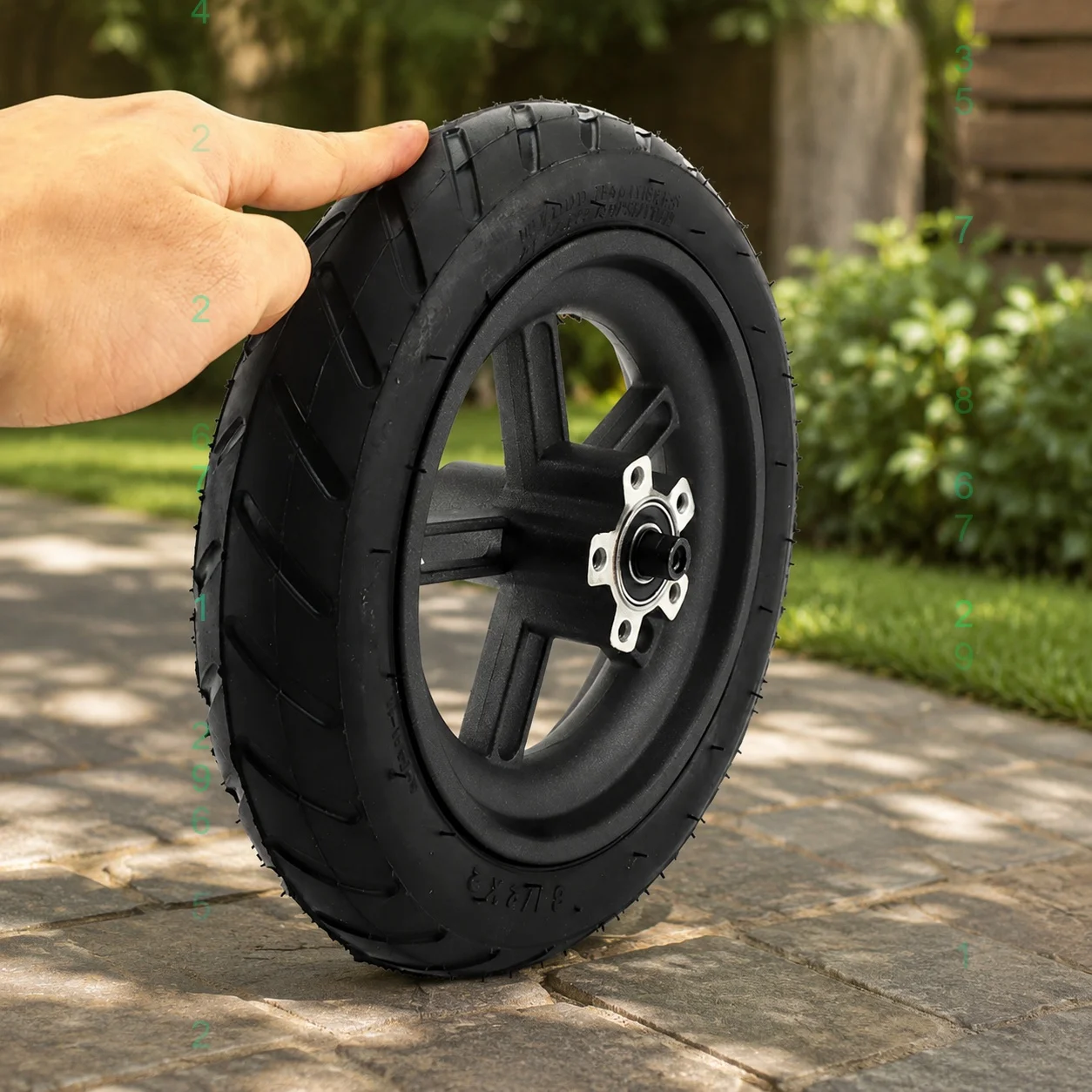 Motorcycle 8.5 Inch 8 1/2X2 Tire Tube for Mijia M365 Scooter Rear Wheel Electric Skateboard Pneumatic Tyre
