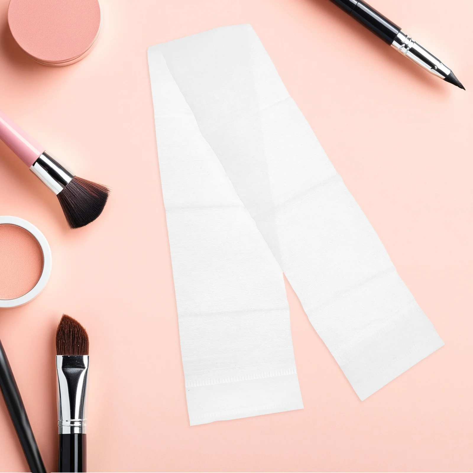 

50Pcs Disposable Headbands Non-Woven Elastic Spa Facial Hair Wrap for Women Skincare Makeup Use Beauty Salon Hair Isolation