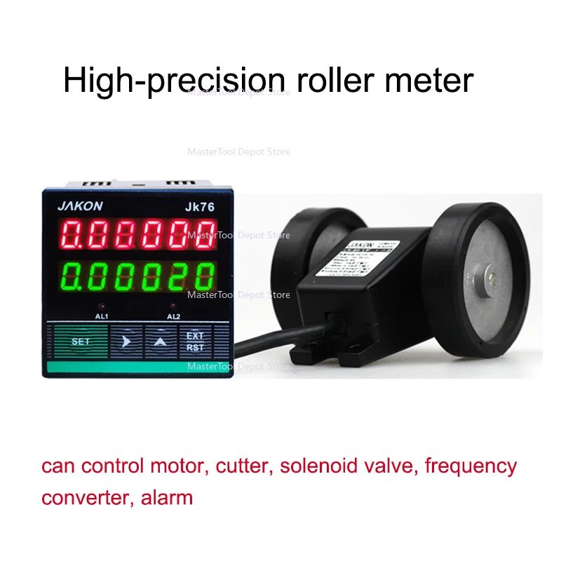Roller type electronic digital meter meter high precision cloth tester code reversible counter