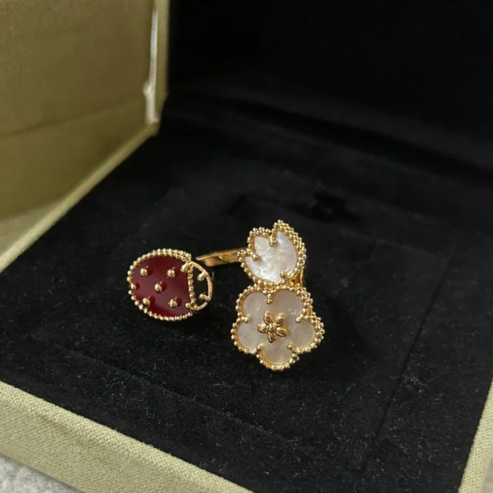 

Original luxury jewelry,cute and stylish women's 925 silver ring, open ring,selected holiday gifts
