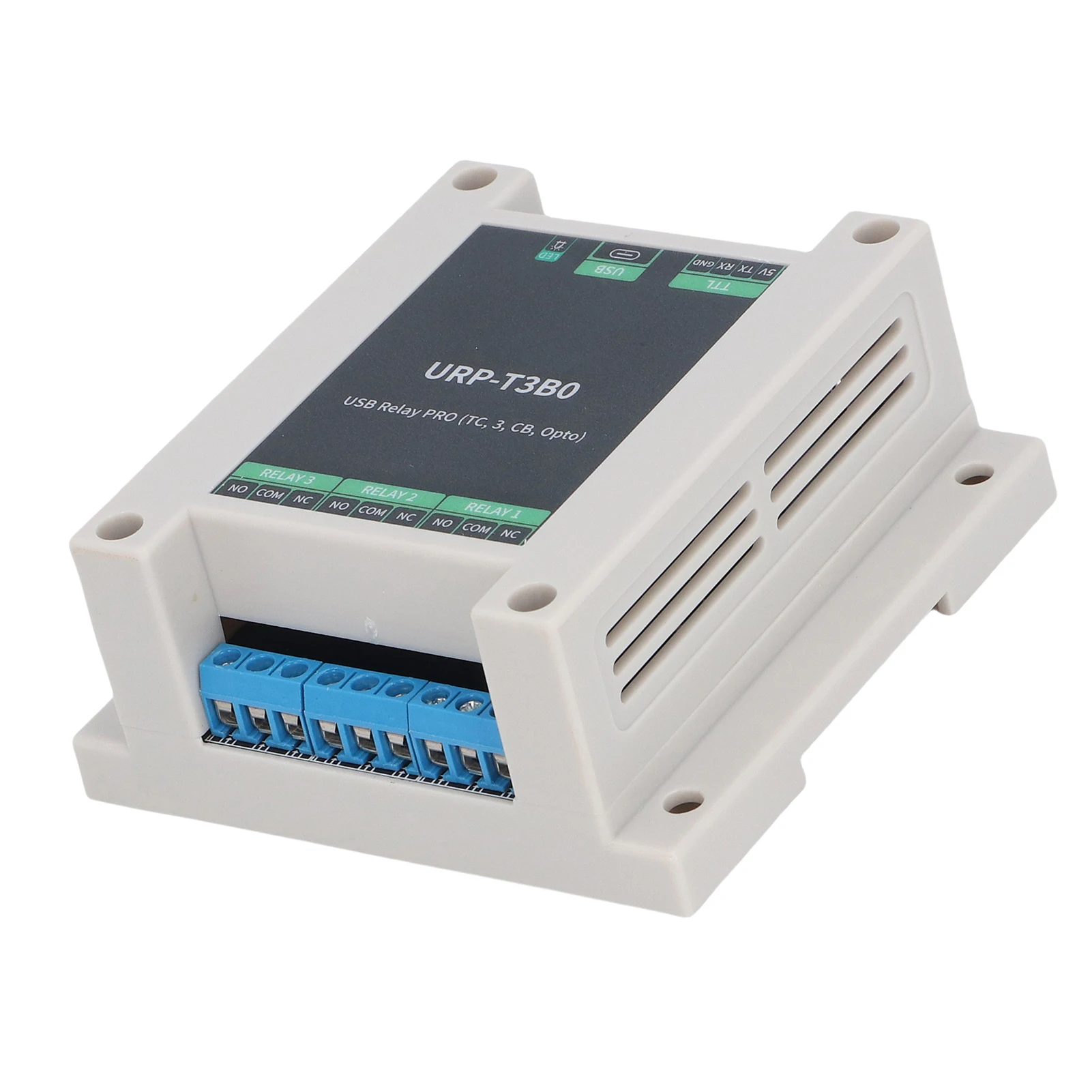 USB リレー 3 チャンネル 5V USB TTL 制御リレーモジュール GD32F103C8T6 チップ LED インジケーター付き