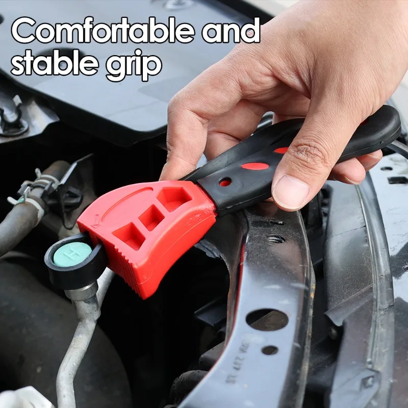 Multifunctional 6inch Belt Wrench Car Oil Filter Puller Strap Spanner Plastic Adjustable Opener Car Hand-held Disassembly Tool