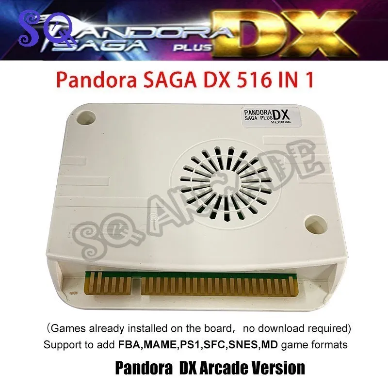 

New Pandora SAGA DX PLUS 516 Vertical Arcade Tracking Game Machine Board Trackball VGA/HDMI For 2 Player Cocktail Cabinet