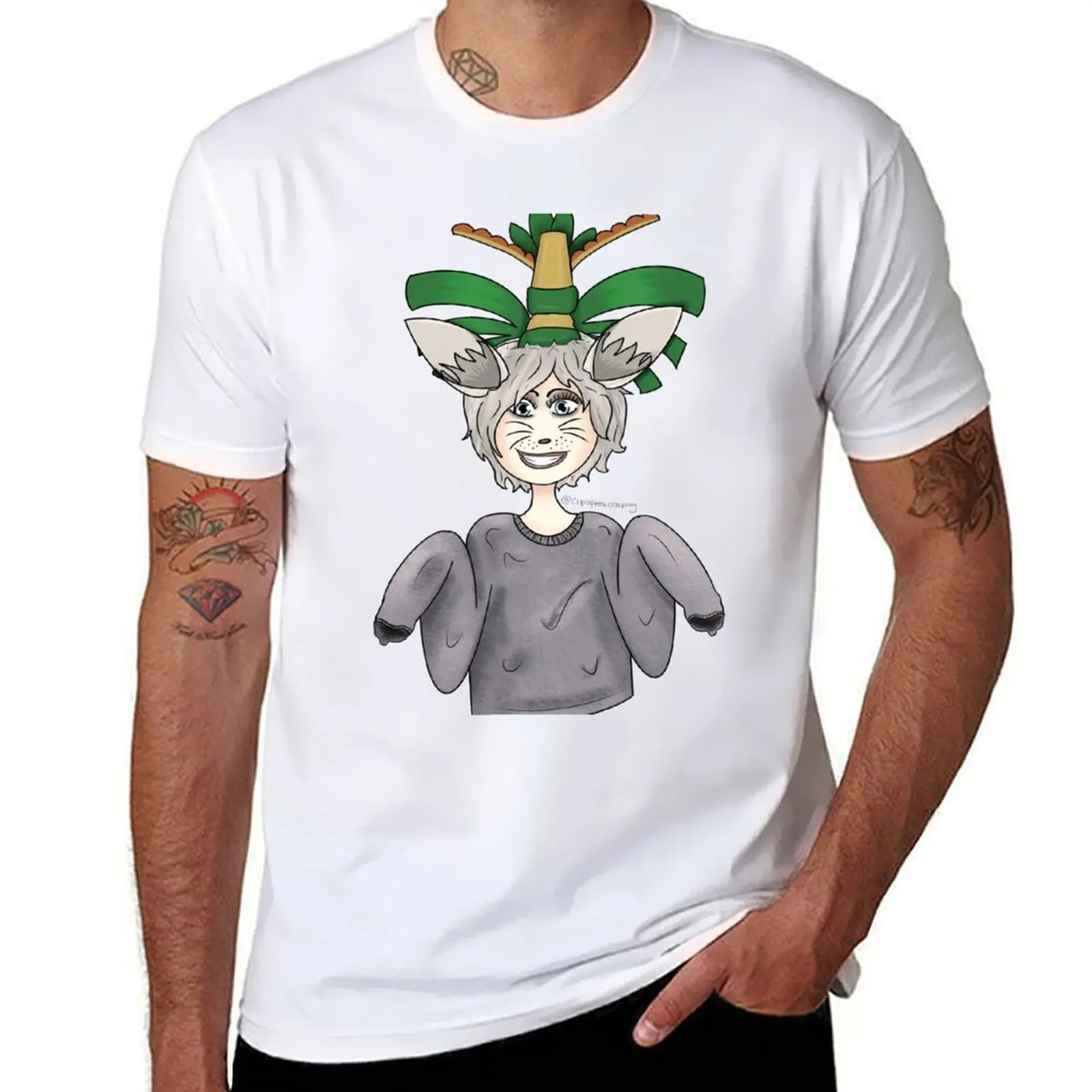 

Cupofteacosplay as King Julian T-Shirt man t shirts high quality luxury brand funny t shirts dark humor T-Shirt