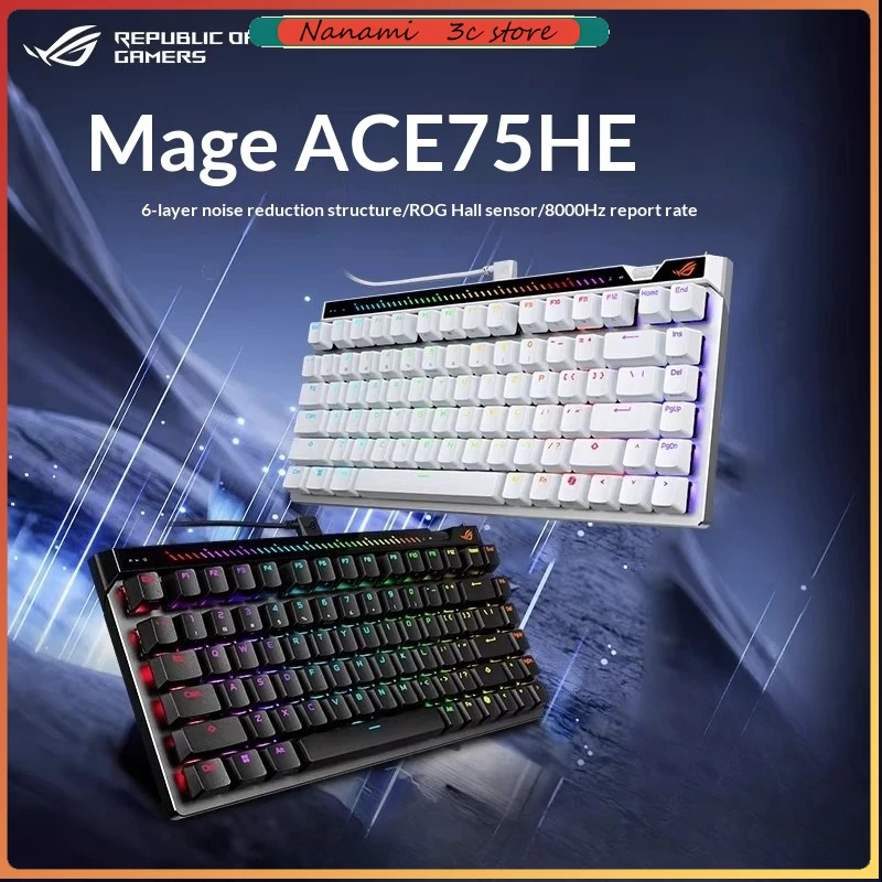 [New Release] ROG Magician ACE 75 HE Magnetic Switch Keyboard with 8K Polling Rate Hot-Swappable Gaming Keyboard