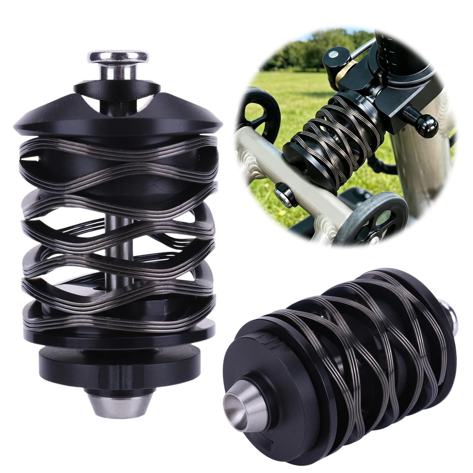 Folding Bike Rear Shock Absorber For ​Java Neo Bike Suspension Block Titanium Axle & Aluminum Alloy Bicycle Accessories​​ Parts