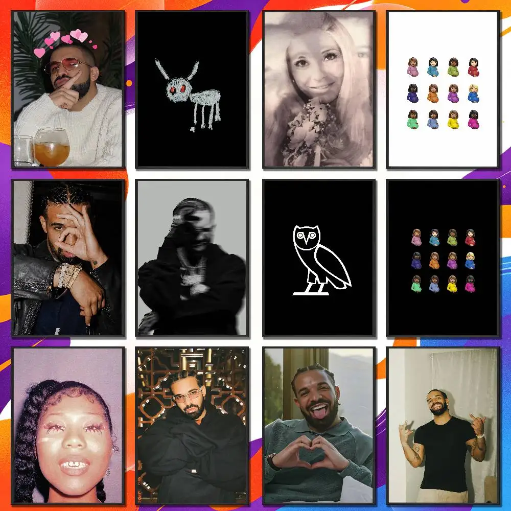 For Drake ICEMAN Habibti Maid of Honour Poster Sticker Cover Bars Custom Film Self-adhesive Ornament Collectibles Playbill