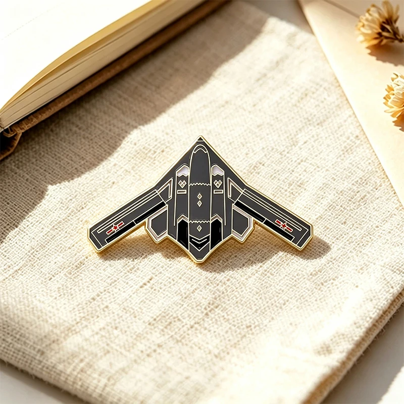Cool Fighter Pins 6-style Cartoon Ename Airplane Brooch Pin On Bags Clothes Lapel Badge Friends Gifts