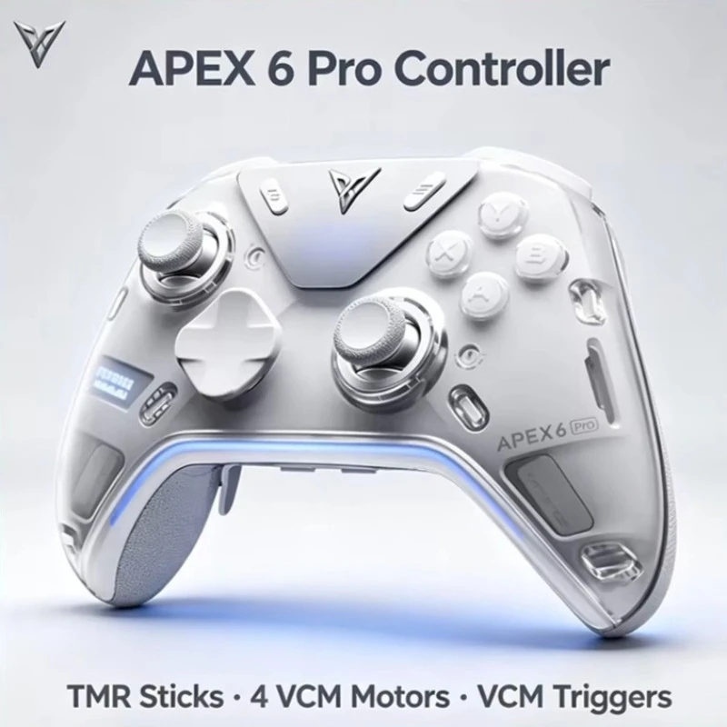 NEW Flydigi APEX 6 Pro Wireless Controller Haptic Feedback TMR Magnetic Joystick 4 VCM Switch Button Gamepad forPC Switch Mobile