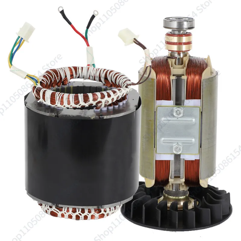 Small generator parts Daquan motor stator coil rotor 2kW 2.5/2/3KW 220V