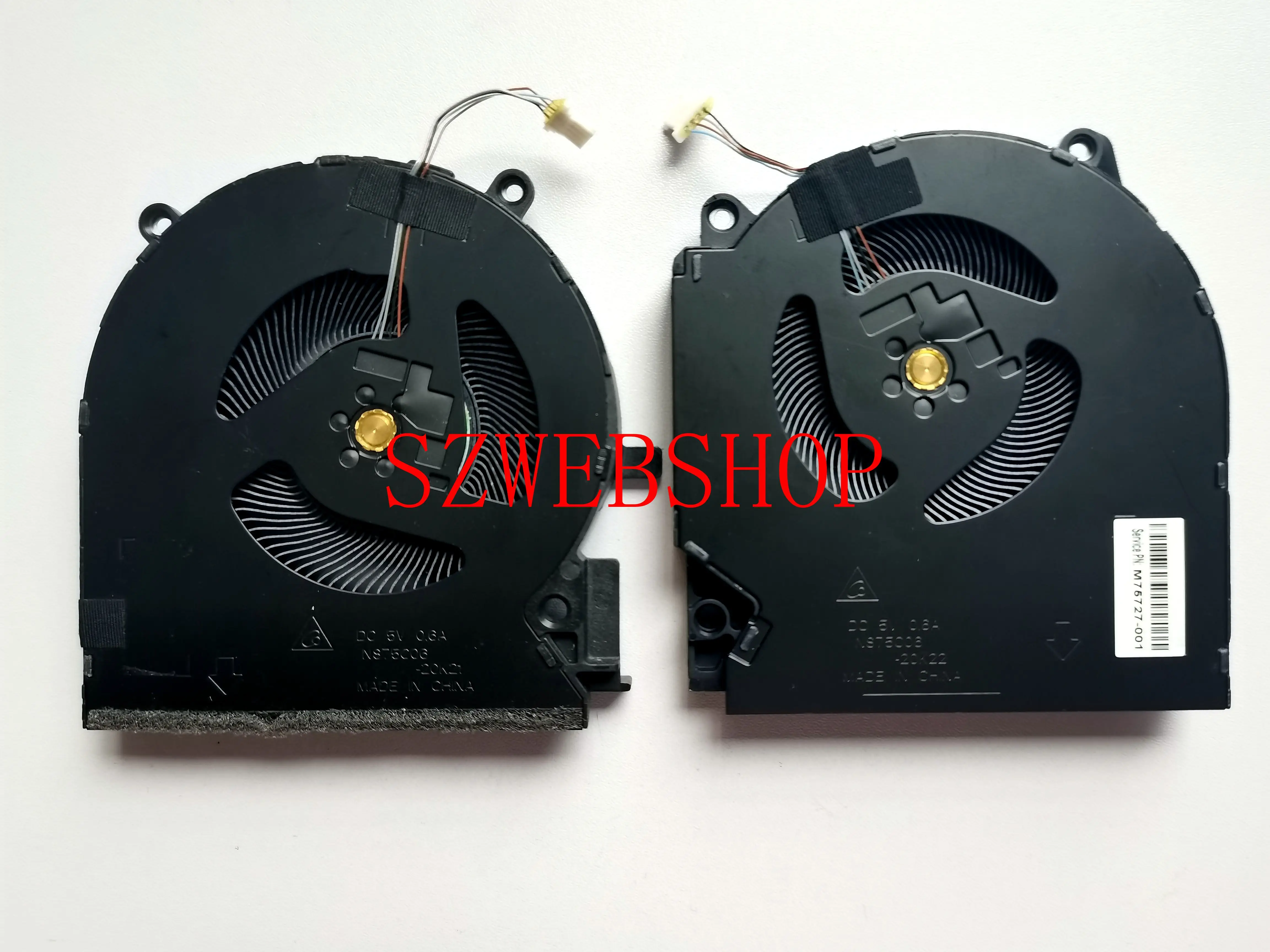New Laptop For HP Victus 16-D TPN-Q263 CPU GPU Cooling Fan 60W 80W M75721 M75723 M7572