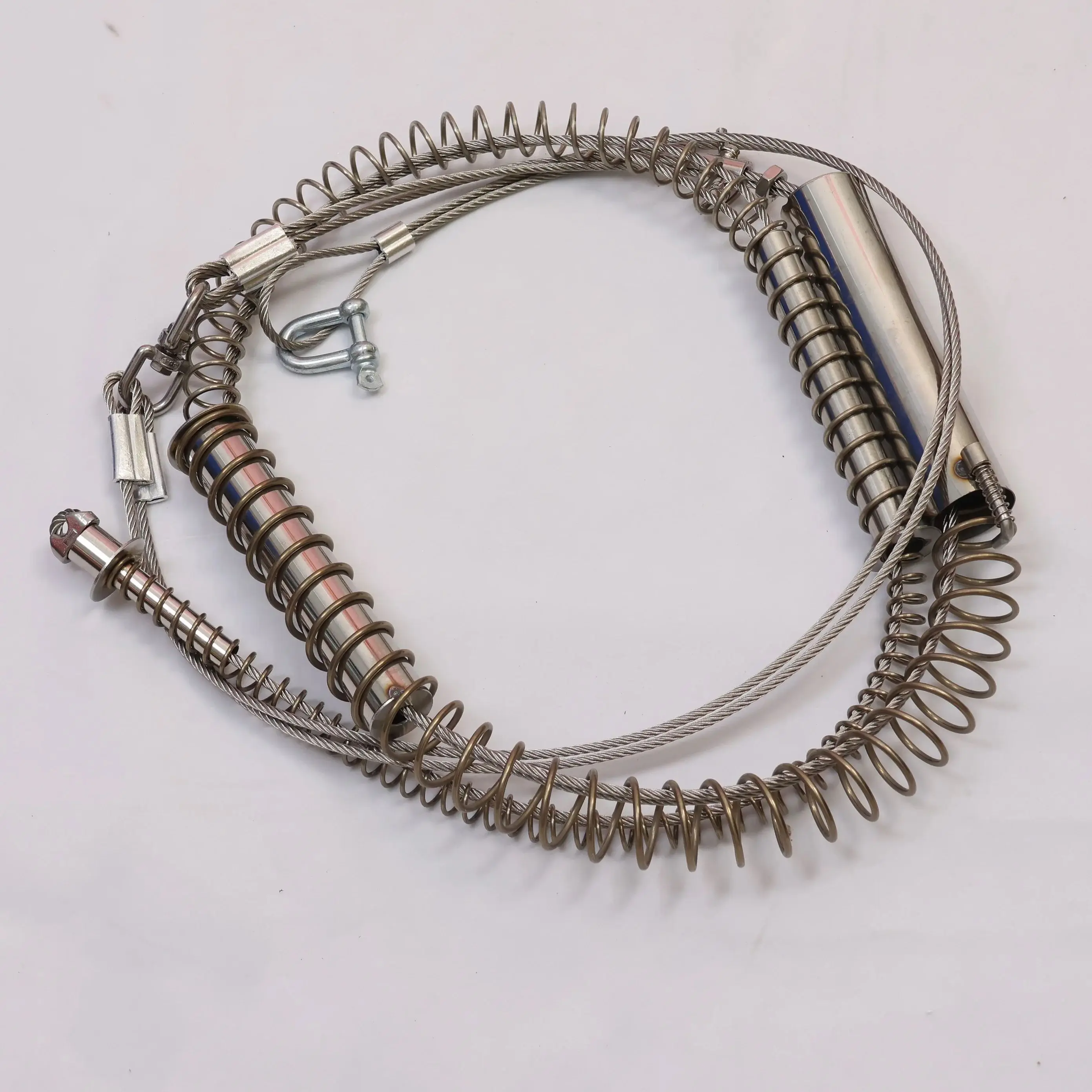 1PC Stronger Spring For the Wild Boar Trap Fox Trap Rabbit Trap Replacement With Nuts Wire Rope