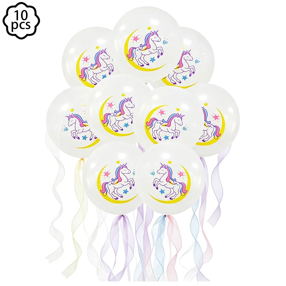 Regenbogen-Einhorn-Ballonbanner, Einhorn-Party-Dekorationsbanner, Einhorn-Geburtstagsparty-Dekoration, Babyparty-Deko, Happy-Birthday-Dekoration – Detail 3