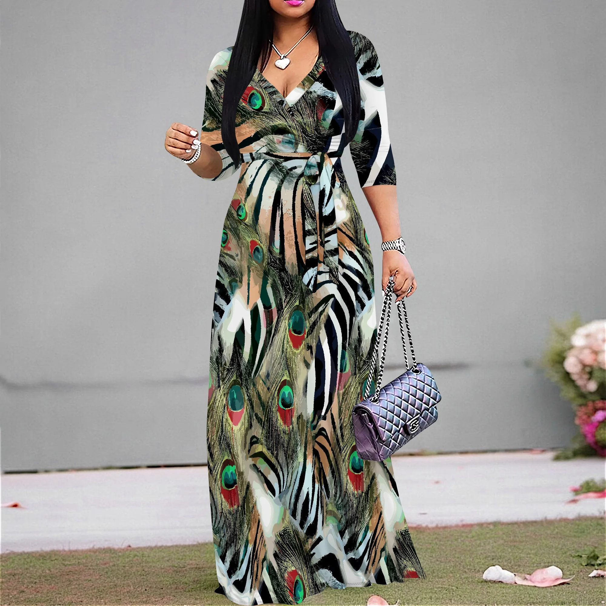 Loose Fit Maxi Dres… - image