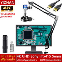 YIZHAN 1080P 4K FULL HD Industrial Microscope C-Mount Digital Camera Via Type-C Measurement For PCB Soldering Phone Repair