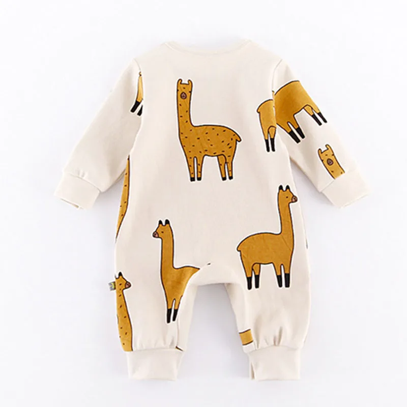 Knitted Warm Romper Newborn Infant Baby Boy Girl Jumpsuit Long Sleeve One-pieces Cute Animal Outfits Fashion Clothes