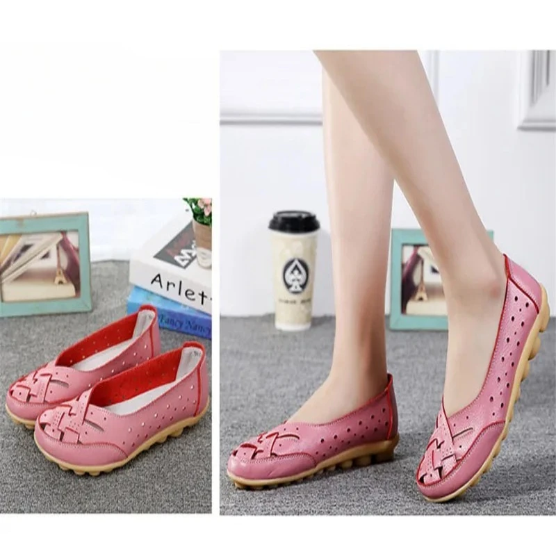 Trend Women Solid Color Sandals New Popular Female Shoes Shollow Breathable Comfortable Footwear Casual Lightweight Flats