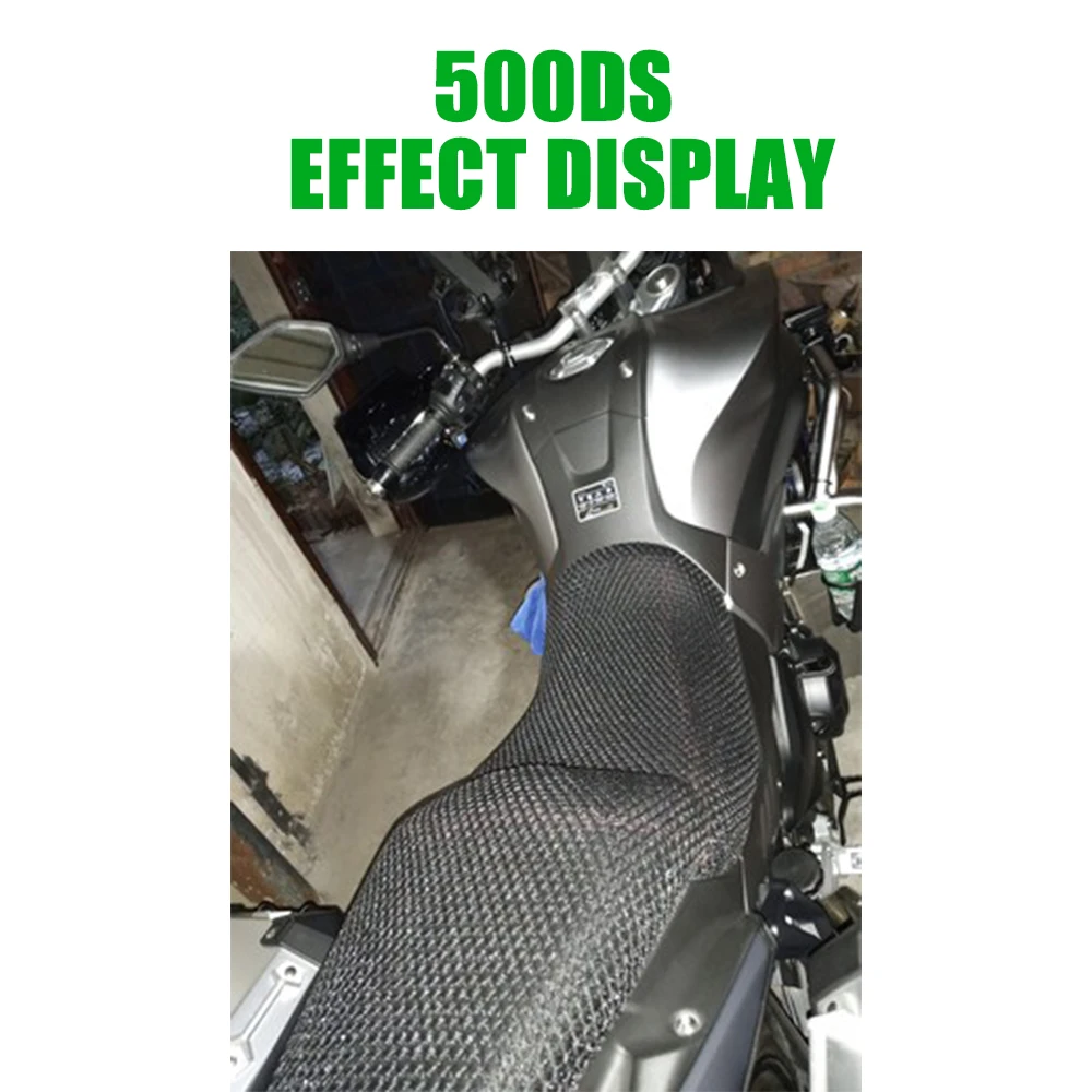 For Loncin Voge 500DS LX500-A 500R 500AC 500 DS R AC Motorcycle Accessories Cushion Seat Cover Protector Guard 3D Sunscreen Mesh