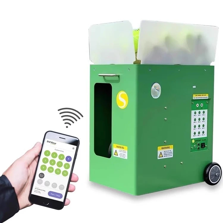 Tennis Serving Machine Mobile APP Smart Portable Tennis Trainer