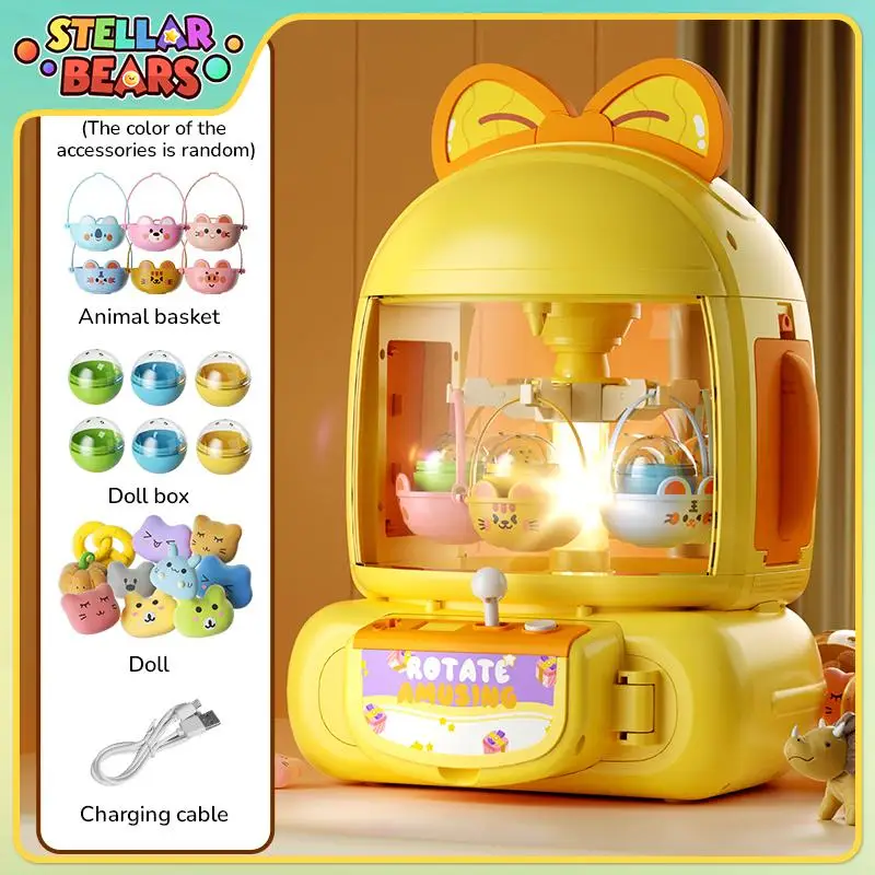 machine-a-griffes-pour-enfants-jouet-poupee-en-peluche-mini-grue-d'arcade-jeu-de-fete-entrainement-des-motricite-fine-jouet-interactif