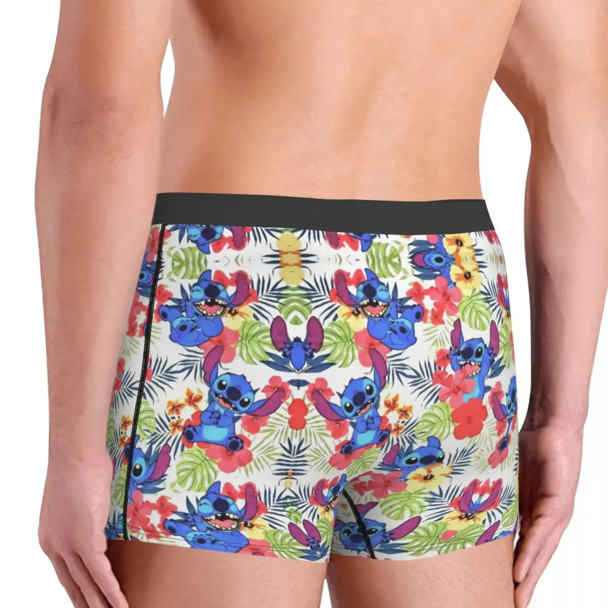 Custom Stitch Tropical Plants Underwear Male Printed Customized Boxer Briefs Shorts Panties Soft Underpants image 4