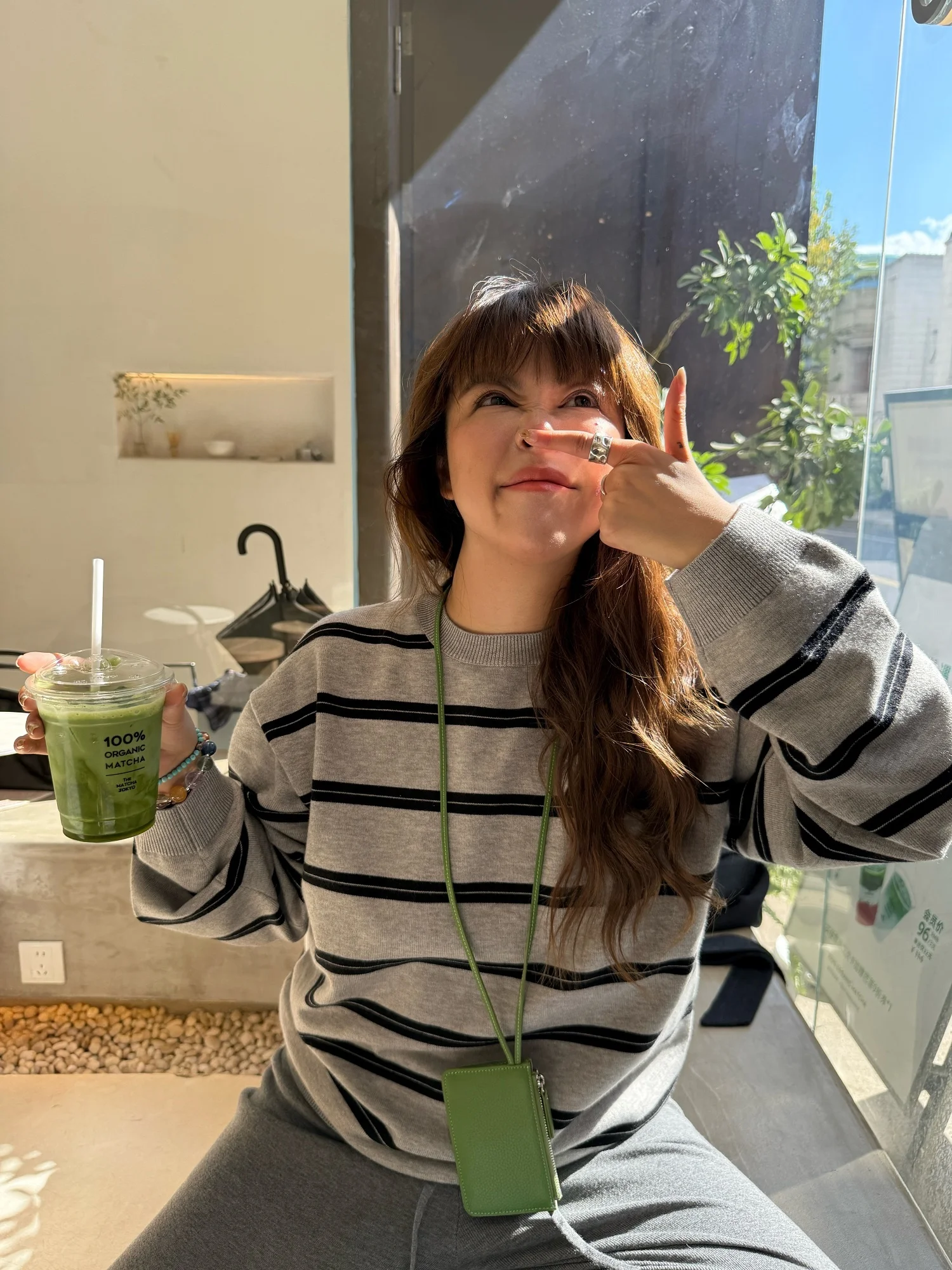 

3ts ey Wool Knit Sweater round Ne Striped Knitted Top Women's Faion Simple Sle Long Sve Regular Fit Autumn Wear