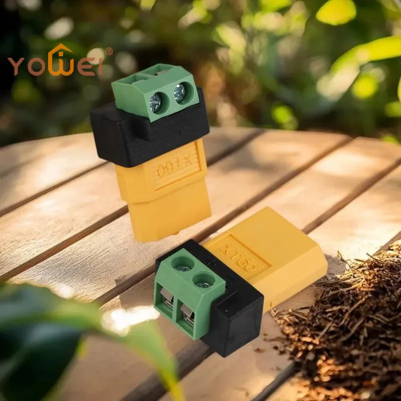 

Latest XT60 Male Female To 2Pin Terminal Adapter Solderless Charging Connector For UAV Balance Charger Solar Panel Model Devices
