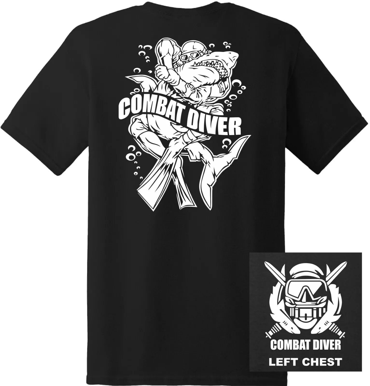 US Army Special Forces Combat Diver T-Shirt 100% Cotton O-Neck Short Sleeve Summer Casual Mens T-shirt Size S-3XL
