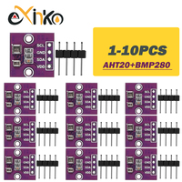 1-10pcs AHT20+BMP280 Temperature Humidity Air Pressure Module High-precision Digital Temperature Humidity Air Pressure Sensor