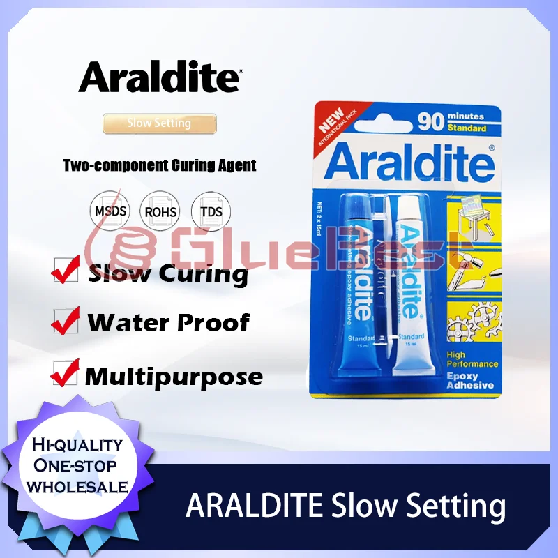 

ARALDITE AB Высокопроизводительный агент для отверждения Золотые деньги Медленно сухие сильные ювелирные изделия Агент для отверждения эпоксидной смолы Оригинальный продукт