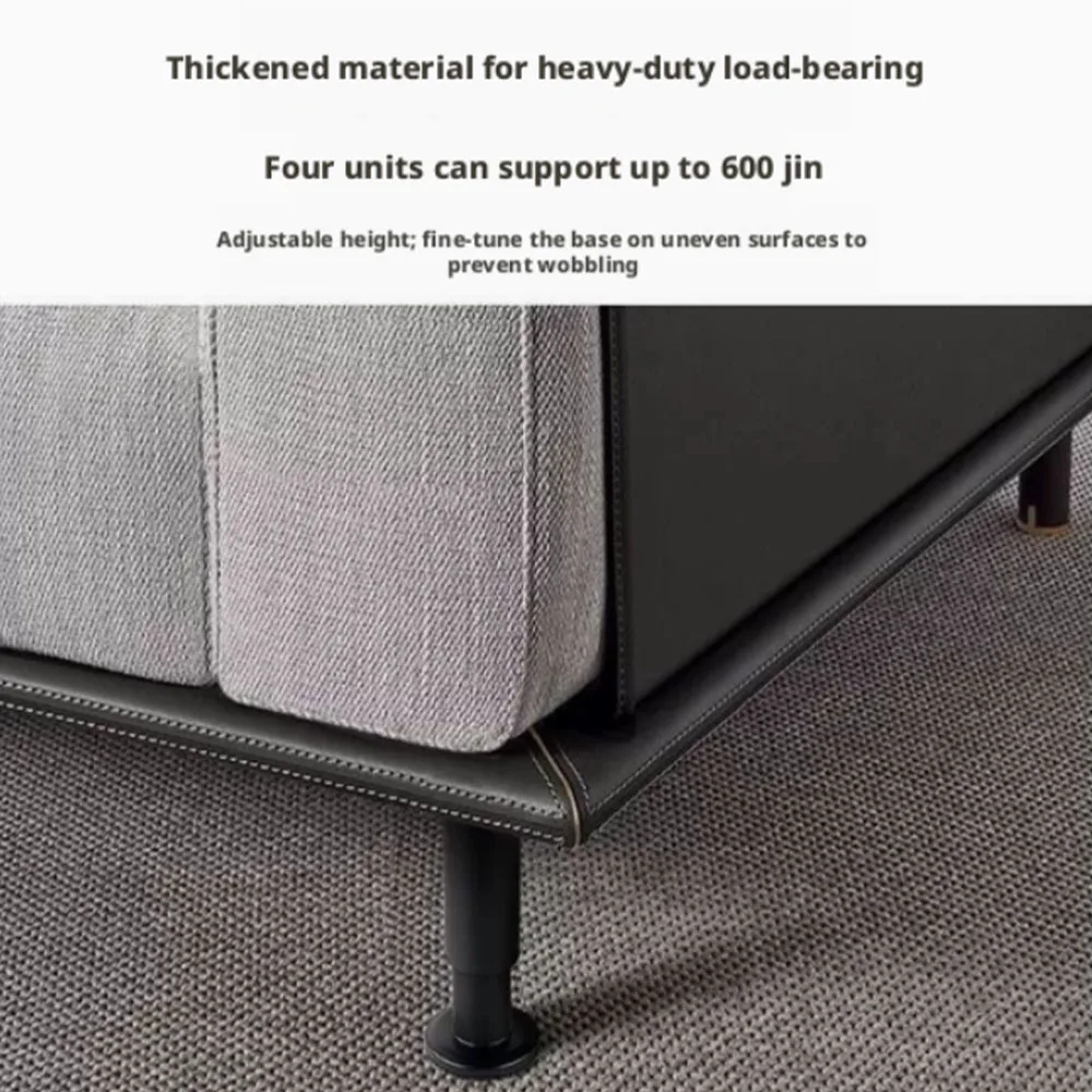 1pc Adjustable Height Furniture Support Leg, Dedicated for Bed Frame, Metal Adjustable Furniture Leg Suitable for Bed / Sofa / C image 6