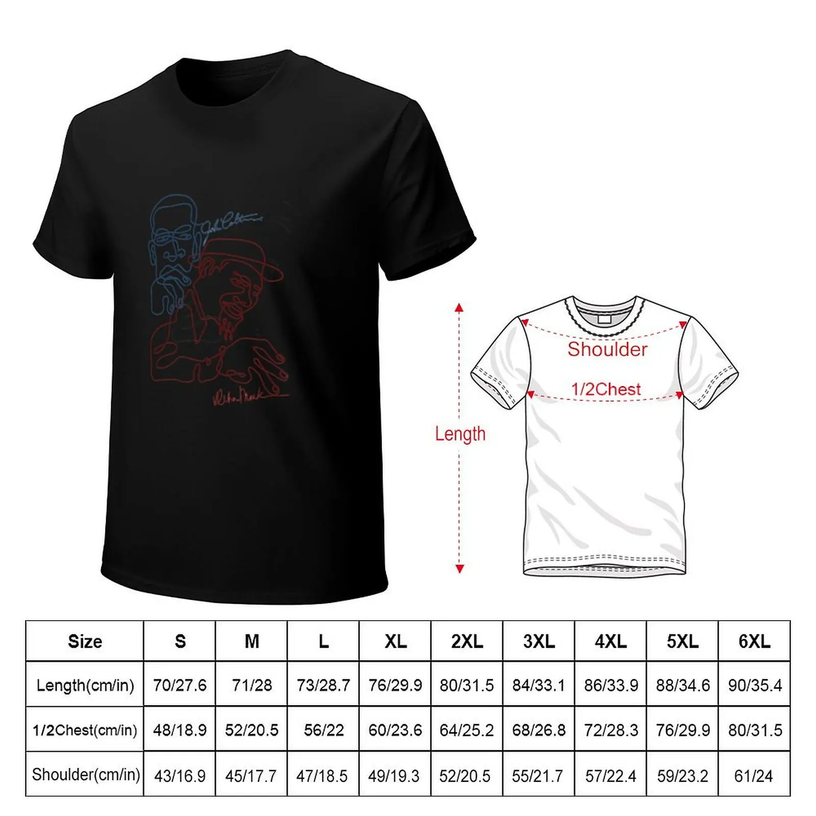 John Coltrane Thelonious Monk T-Shirt Urban Style Casual Short Sleeve Top