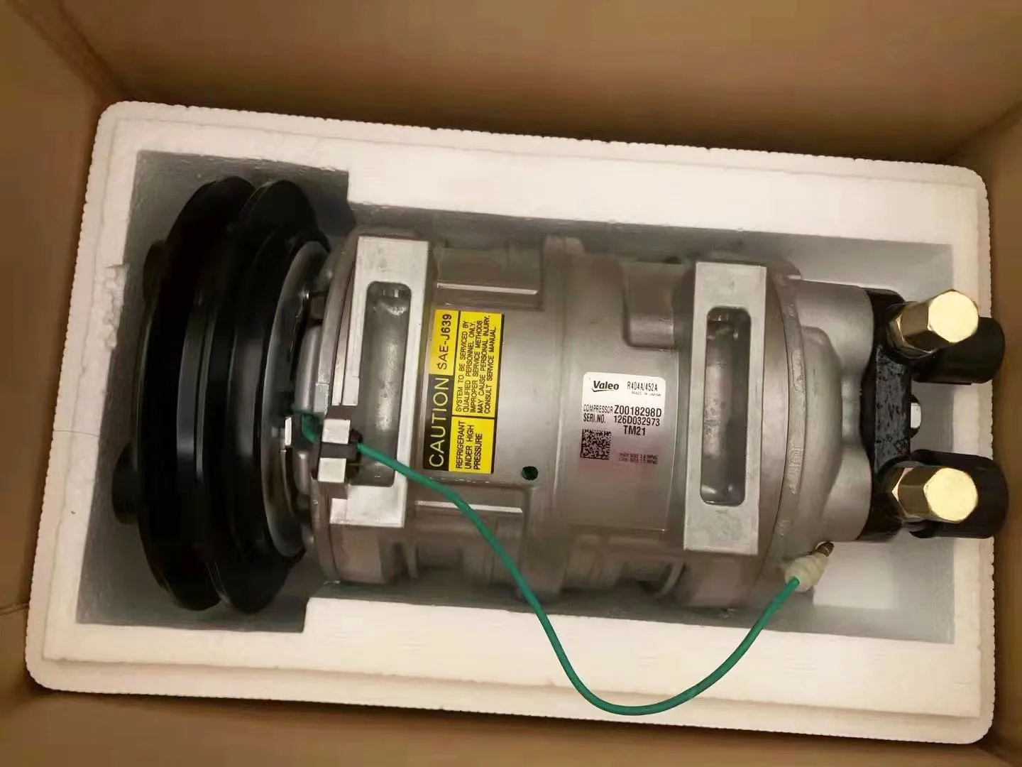 New PRETTY TM21 Compressor R404A 452A 24V for Car Bus Truck Trailer with 1 Year Warranty