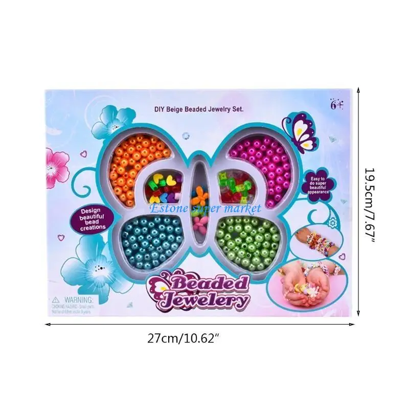 090B Haarband, Halskette, Armband und Ring, kreatives DIY-Set für ideale Weihnachts- und Geburtstagsgeschenke, Kunsthandwerk für