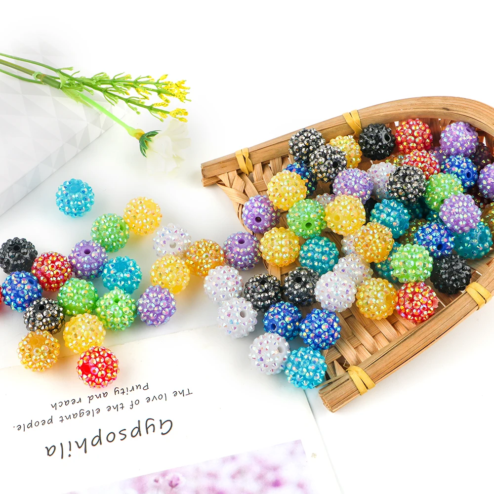 5 stücke 16mm Gelee Farbige Zucker Ball Acryl Perlen Für Schmuck Machen DIY Ohrringe Armband Halskette Dekoration Zubehör