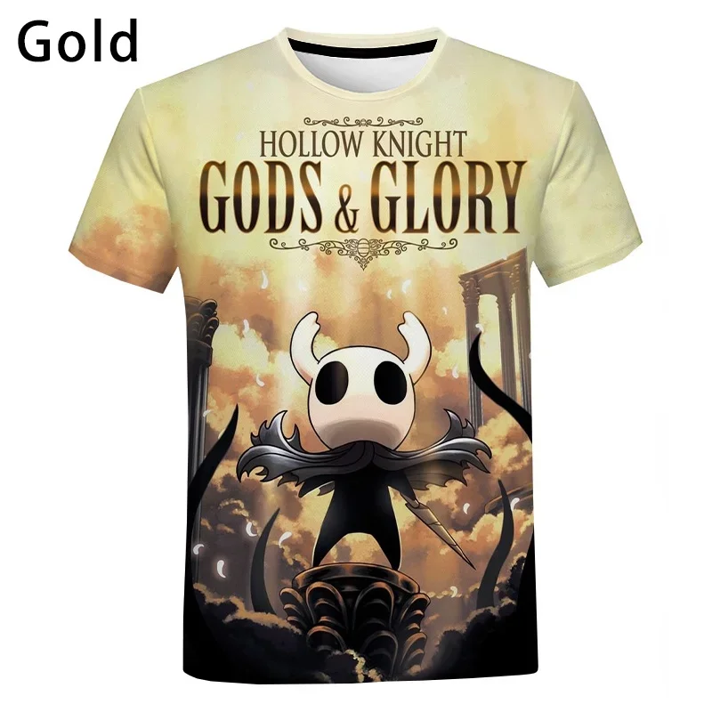 Hollow Knight 3D Print T Shirt Men Women Fashion Harajuku Casual Short Sleeve  Cool Trend Street O-neck Tops